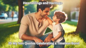 Read more about the article Heartstrings and Heritage: 25 My Son Quotes Celebrating a Timeless Bond