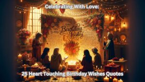 Read more about the article Celebrating With Love: 25 Heart Touching Birthday Wishes Quotes