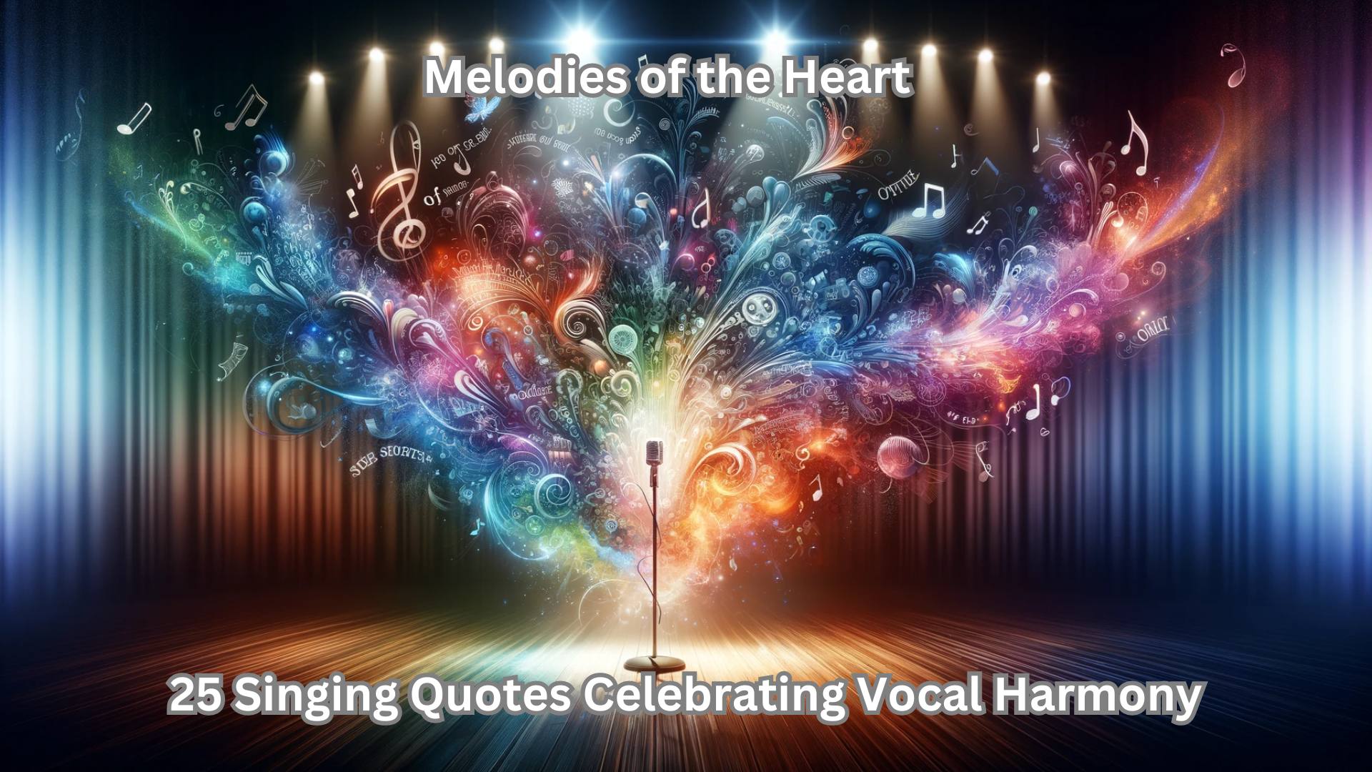 You are currently viewing Melodies of the Heart: 25 Singing Quotes Celebrating Vocal Harmony