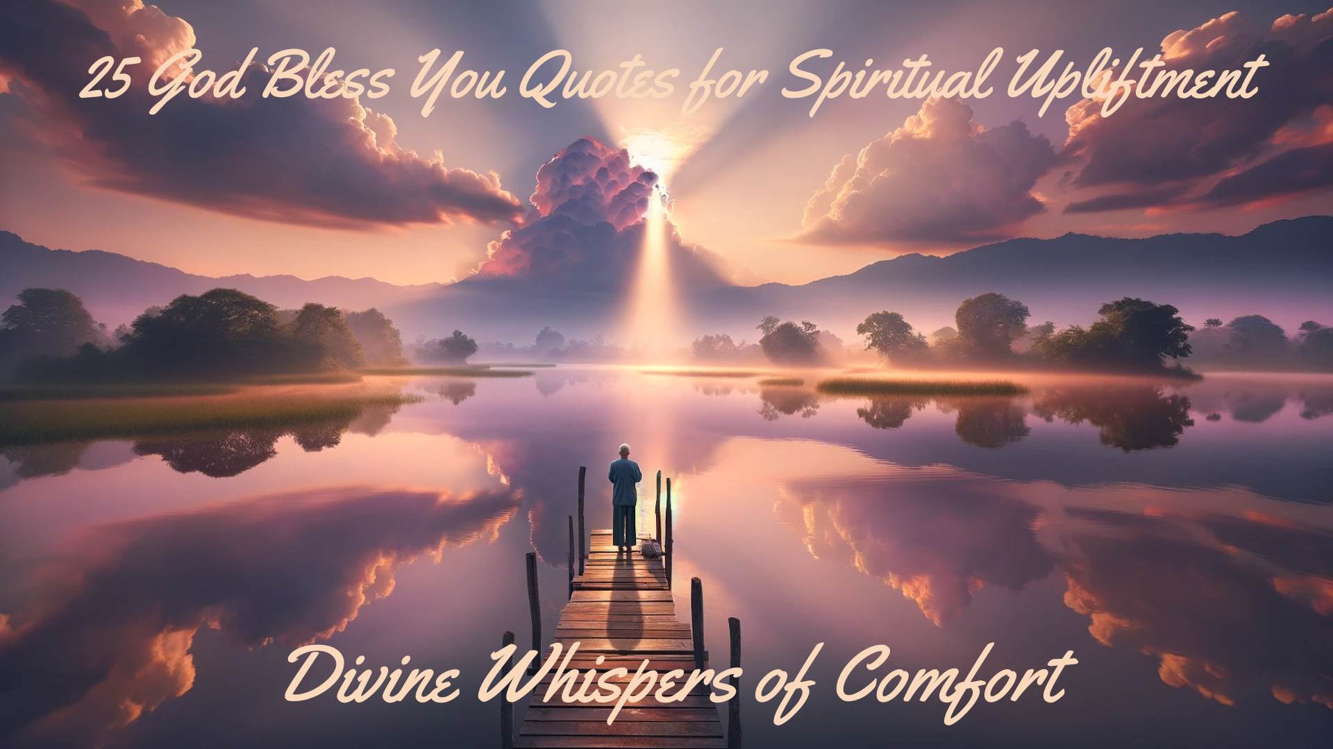 You are currently viewing Divine Whispers of Comfort: 25 God Bless You Quotes for Spiritual Upliftment