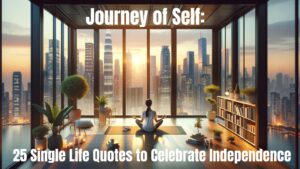 Read more about the article Journey of Self: 25 Single Life Quotes to Celebrate Independence