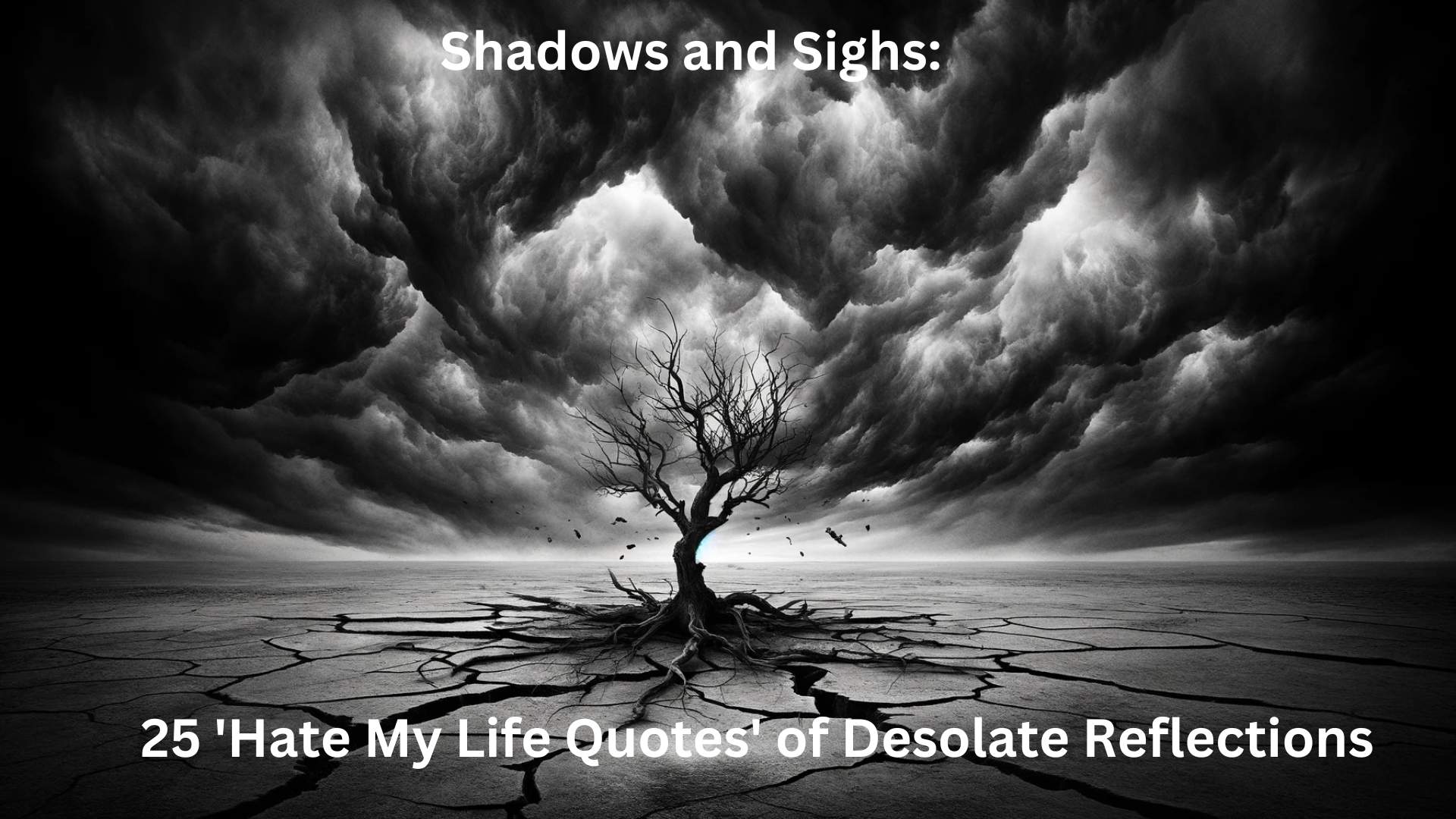 You are currently viewing Shadows and Sighs: 25 ‘Hate My Life Quotes’ of Desolate Reflections