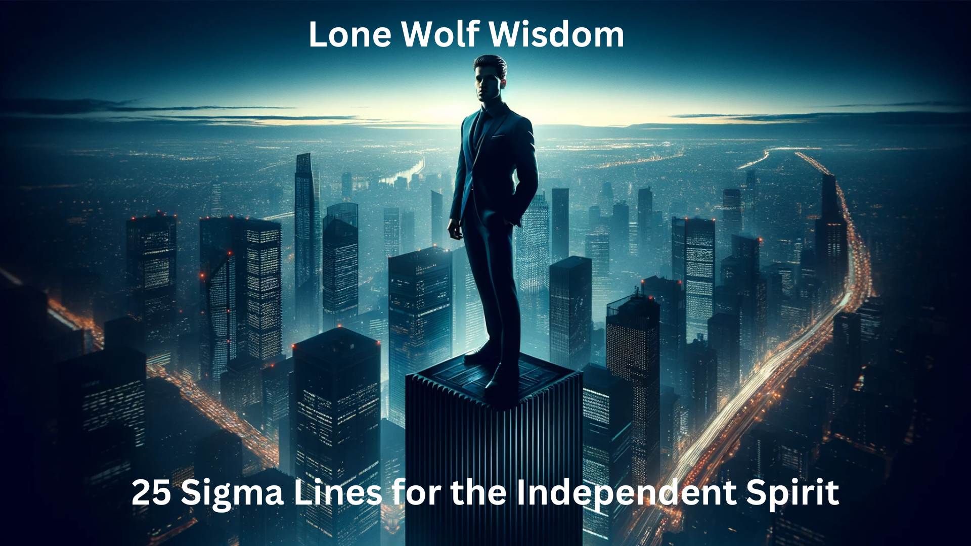 You are currently viewing Lone Wolf Wisdom: 25 Sigma Lines for the Independent Spirit