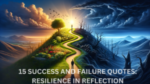 Read more about the article Resilience in Reflection: Navigating Success and Failure through 15 Success and Failure Quotes