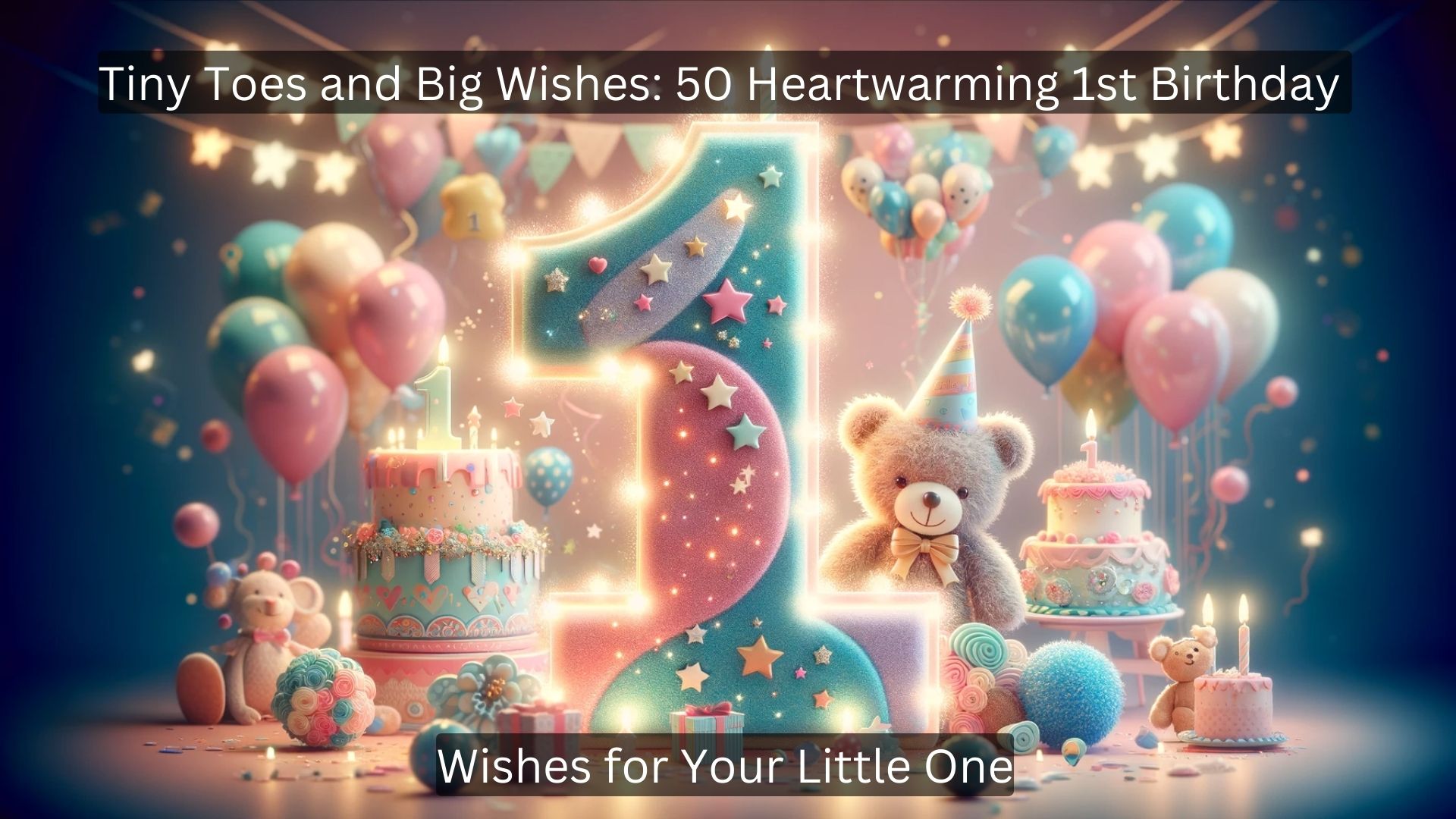 You are currently viewing Tiny Toes and Big Wishes: 50 Heartwarming 1st Birthday Wishes for Your Little One