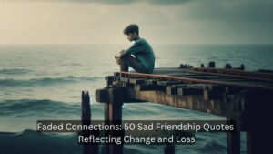 Read more about the article Faded Connections: 50 Sad Friendship Quotes Reflecting Change and Loss