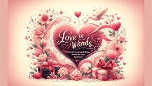 Read more about the article Love in Words: 50 Heart Touching Birthday Wishes for Your Boyfriend