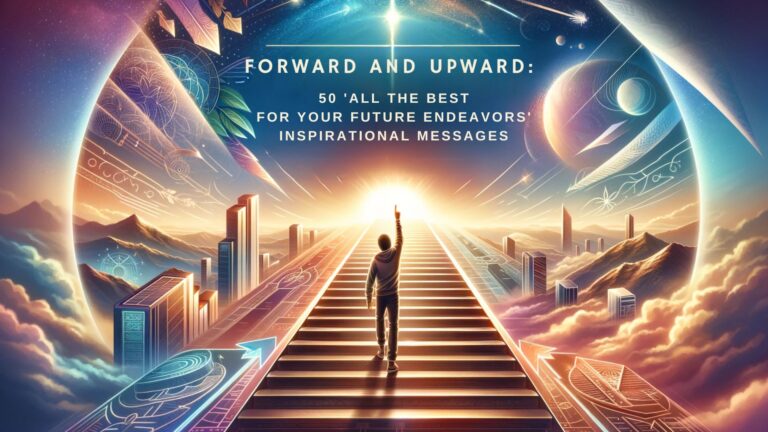 Forward and Upward: 50 ‘All the Best for Your Future Endeavors’ Inspirational Messages