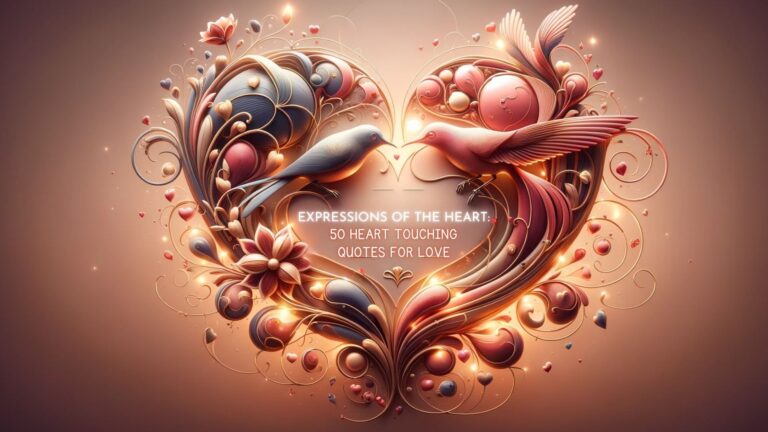 Expressions of the Heart: 50 Heart Touching Quotes for Love