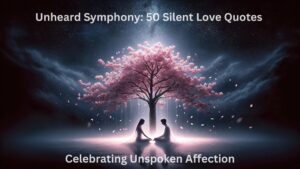 Read more about the article Unheard Symphony: 50 Silent Love Quotes Celebrating Unspoken Affection