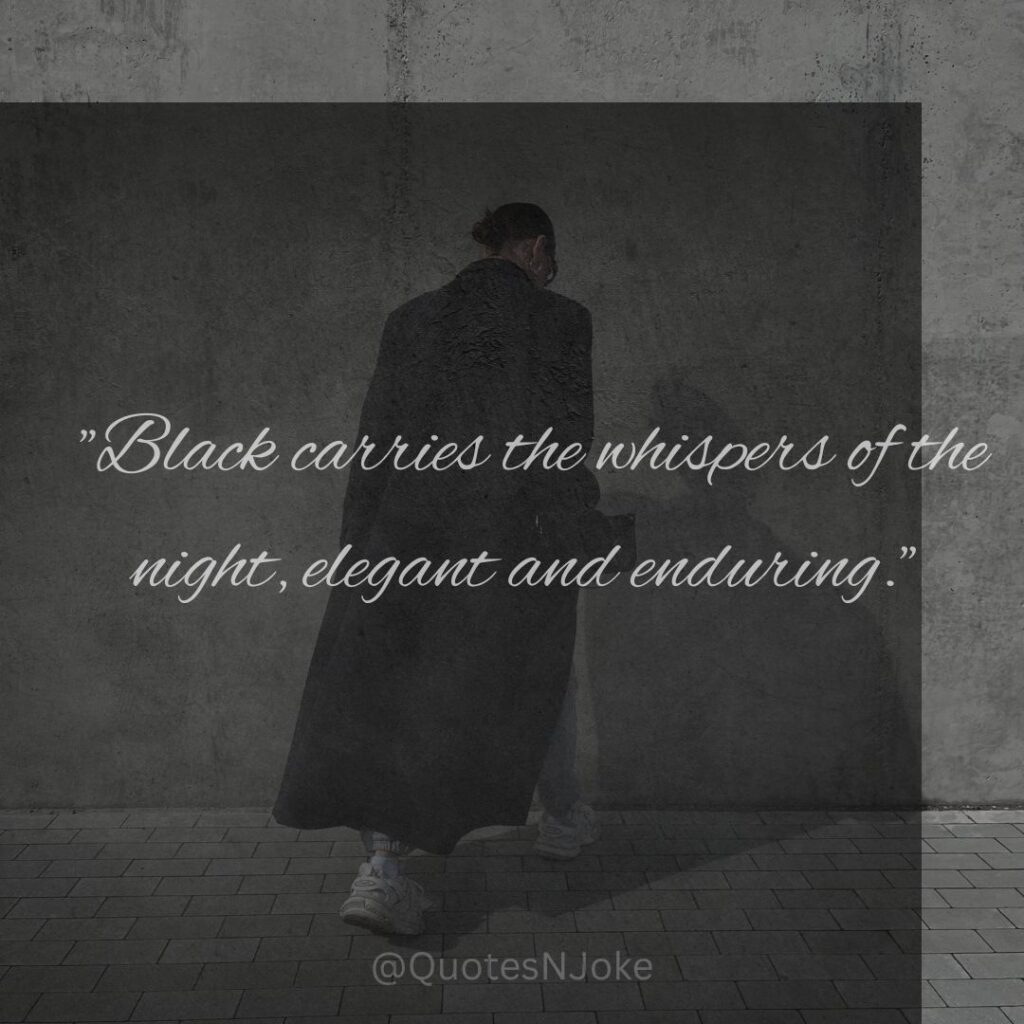 Black Colour Quotes