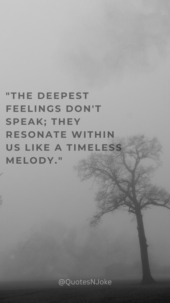 Deep Feelings Quotes 