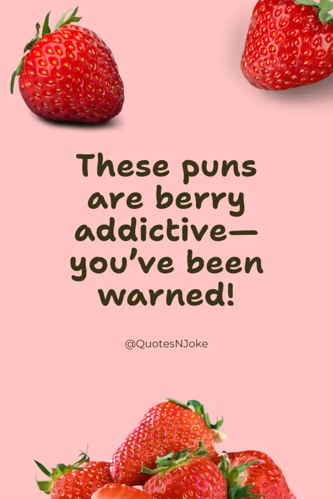 Strawberry Puns