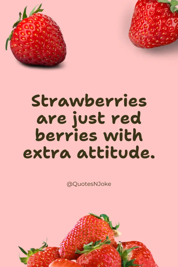 Strawberry Puns